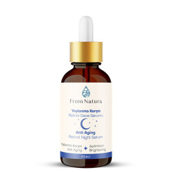 From Natura Yenileyici Yaşlanma Karşıtı Retinol Gece Serumu 30 ml - From Natura